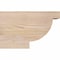 Ekena Millwork Alpine Smooth Rafter Tail, Douglas Fir, 5 1/2"W x 8"H x 12"L RFT06X08X12ALP00SDF - alternate 4
